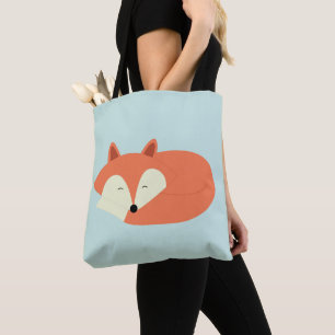 Bolsa Tote Raposa Vermelha Sonolenta