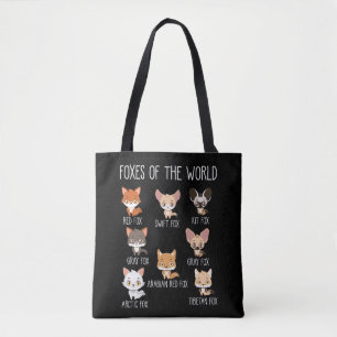 Bolsa Tote Raposas do Presente Mundial para o Prato