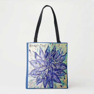 Bolsa Tote Rare Blue Dahlia
