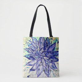 Bolsa Tote Rare Blue Dahlia