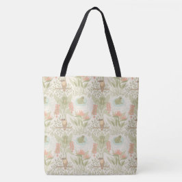 Bolsa Tote Rãs e Pássaros Suaves da Selva