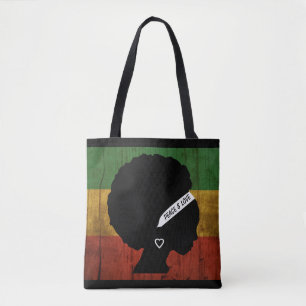 Bolsa Tote Rasta Mulher: Paz e Amor