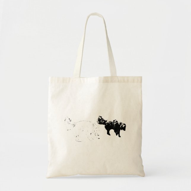 Bolsa Tote Rastreadores de caminho livre, Duo largo (Frente)