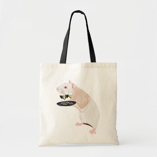 Bolsa Tote Rat Waiter surreal (Frente)