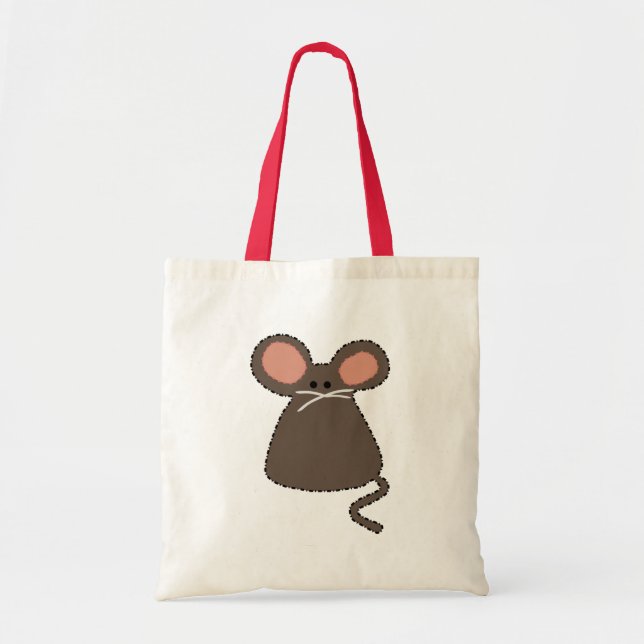 Bolsa Tote rato chargable da cara dobro (Frente)