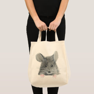 Bolsa Tote Rato cinza
