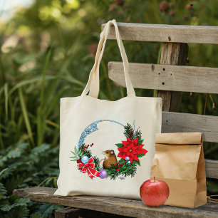 Bolsa Tote Rato de Natal