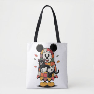 Bolsa Tote Rato e Gato de outono