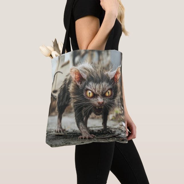 Bolsa Tote Rato monstro  (Close Up)