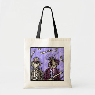 Bolsa Tote Ratos e Ossos - Arte Surreal Pop