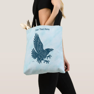 Bolsa Tote Raven azul dançante
