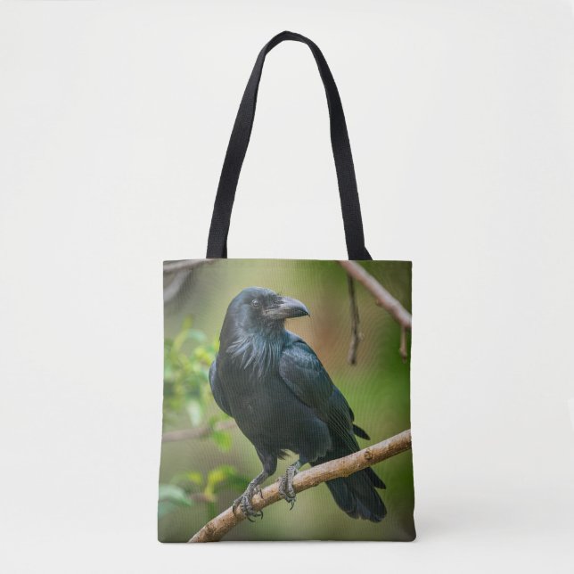Bolsa Tote Raven em uma Ramificação (Frente)