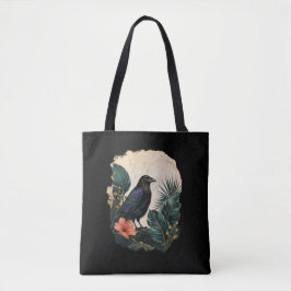 Bolsa Tote Raven in the Emerald Garden