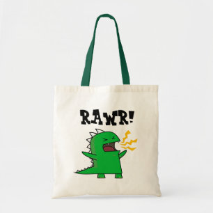 Bolsa Tote RAWR Dino - customizável!