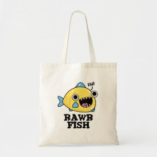 Bolsa Tote Rawy Fish Funny Animal Pun