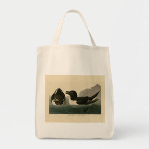 Bolsa Tote Razor Bill, os Pássaros da América de John James A