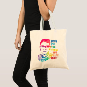 Bolsa Tote RBG Luta Pelas Coisas Que Você Se Importa
