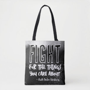 Bolsa Tote RBG Ruth Bader Ginsburg cita Liberal Feminista