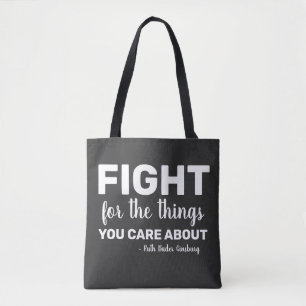 Bolsa Tote RBG Ruth Bader Ginsburg cita Liberal Feminista