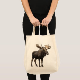 BOLSA TOTE REALISTIC MOOSE DESIGN. SAMER BRASIL