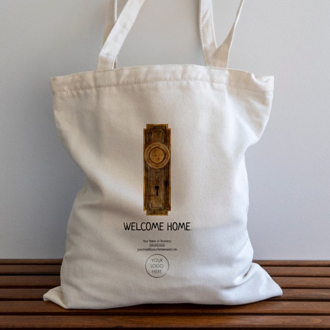 Bolsa Tote Realtor New Home Parabéns (Criador carregado)