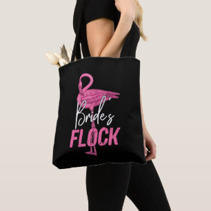 Bolsa Tote Rebanho da Noiva, Acompanhantes de Flamingo Festa