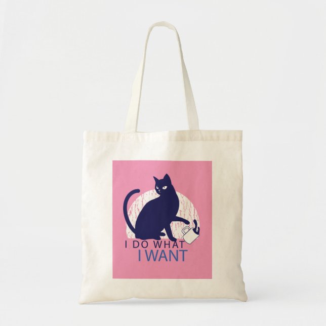 Bolsa Tote Rebel Cat (Frente)