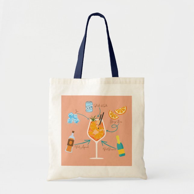 Bolsa Tote Receita de Aperol (Frente)
