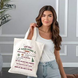 Bolsa Tote Receita de Torta de Abóbora Caseira Presente de Fe