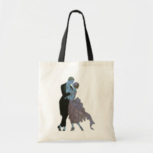 Bolsa Tote Recém-casados Art Déco Vintage, Dança de Casamento