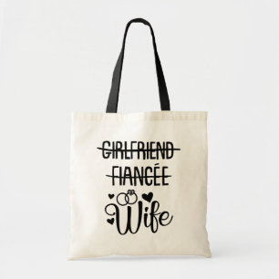 Bolsa Tote Recem casados Sra. Bride Wedding Honeymoon