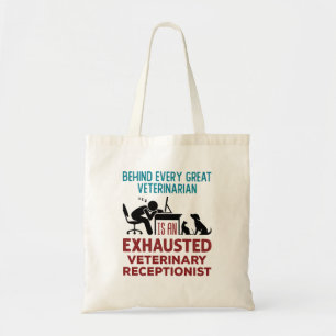 Bolsa Tote Recepcionista veterinário curioso