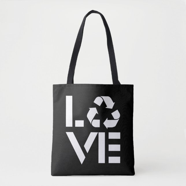 Bolsa Tote Reciclar Love (Frente)