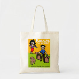 Bolsa Tote Recolhe as tuas coisas