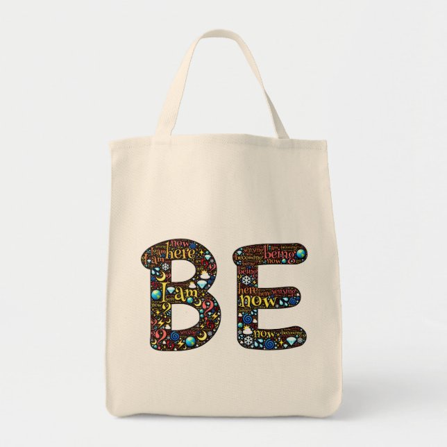Bolsa Tote Recorde estar atual o que quer que você está (Frente)
