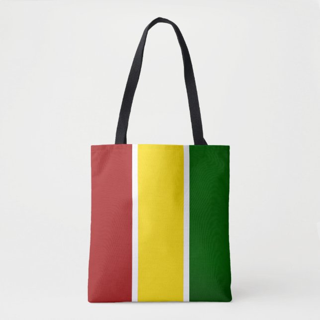 Bolsa Tote Recortar faixas de cores (Frente)