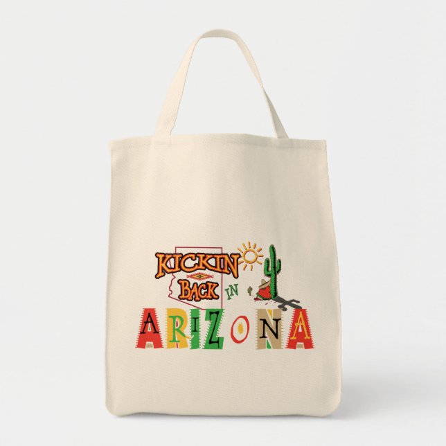 Bolsa Tote Recostado no Arizona (Frente)