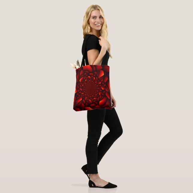 Bolsa Tote Red Black Blue Petal (No(a) Modelo)
