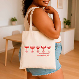 Bolsa Tote Red Bridesmaid Espresso Martini Bachelorette