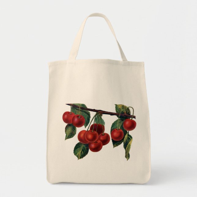Bolsa Tote Red Cherries (Frente)