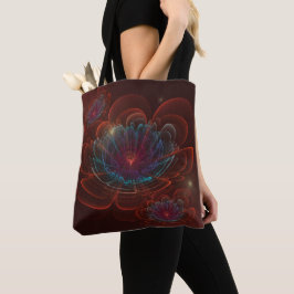 Bolsa Tote Red Corolla Flower