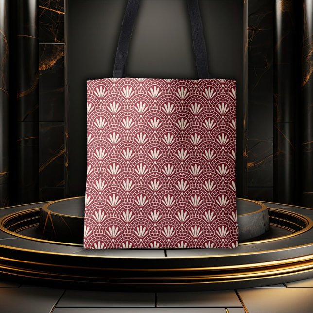 Bolsa Tote Red & Cream Gatsby Glamour (Criador carregado)