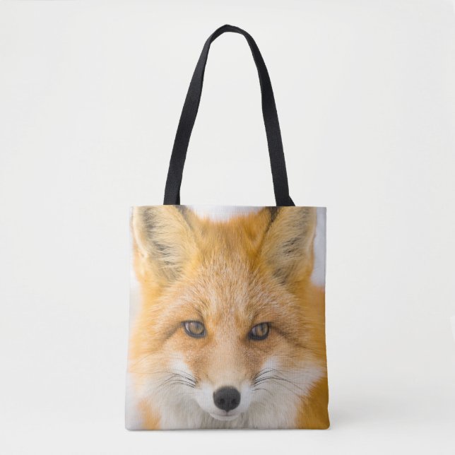 Bolsa Tote Red Fox Portrait (Frente)