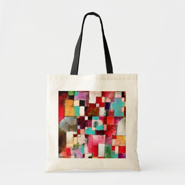 Bolsa Tote Red Green e Violet, Paul Klee (Frente)