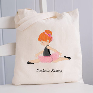 Bolsa Tote Red Hair Ballerina Personalizada