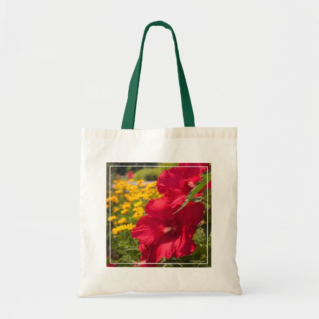 Bolsa Tote Red Hibiscus (Frente)