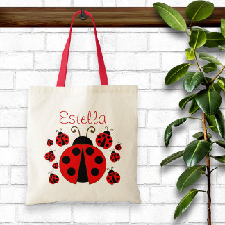 Bolsa Tote Red Ladybug Tote Bag