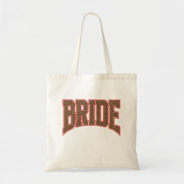 Bolsa Tote Red + Leopard Print Varsity BRIDE