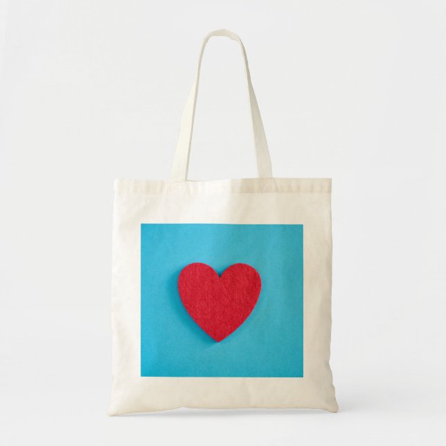 Bolsa Tote Red Love Heart (Frente)