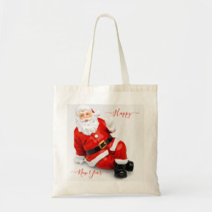 Bolsa Tote Red Santa Claus Tote Bag